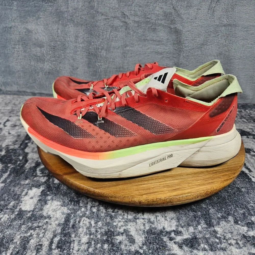 Adidas Adizero Adios Pro 3 ‘Ekiden Pack’ Running Shoes Men 10.5 Solar Red IG6443